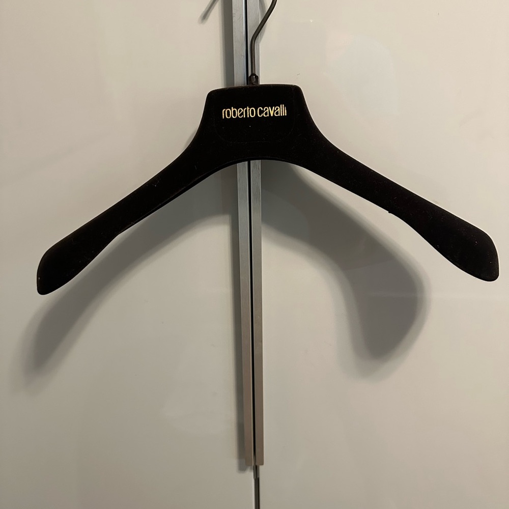 Roberto Cavalli Black Velvet Hanger